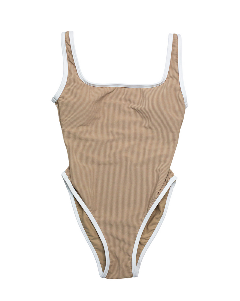 Ocean Isle Women's One Piece - Sand – LainSnow Ocean Isle Women's One Piece - Sand – LainSnow