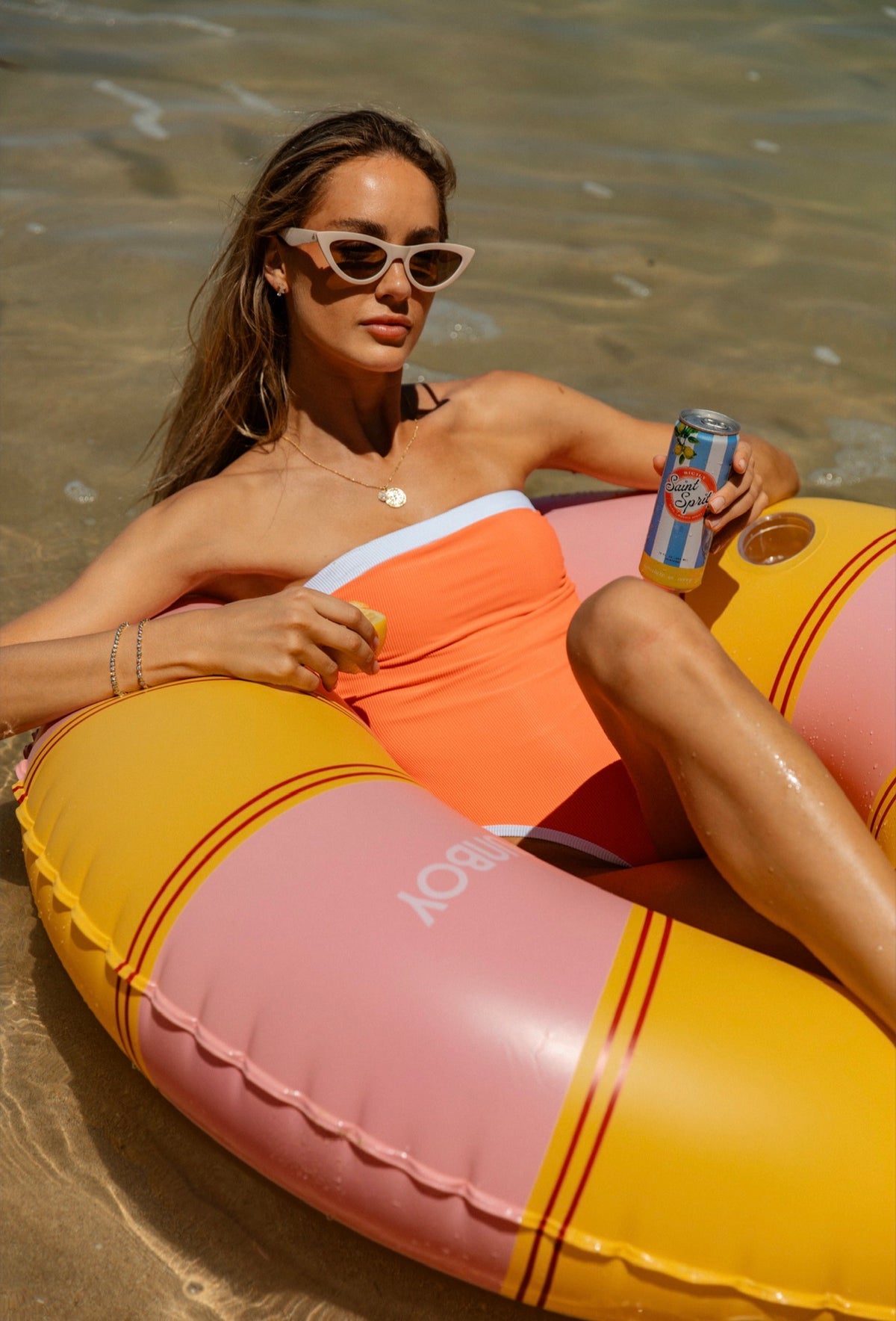 PREORDER- Lainsnow x Saint Spritz: Baywatch One Piece- Summer Spritz