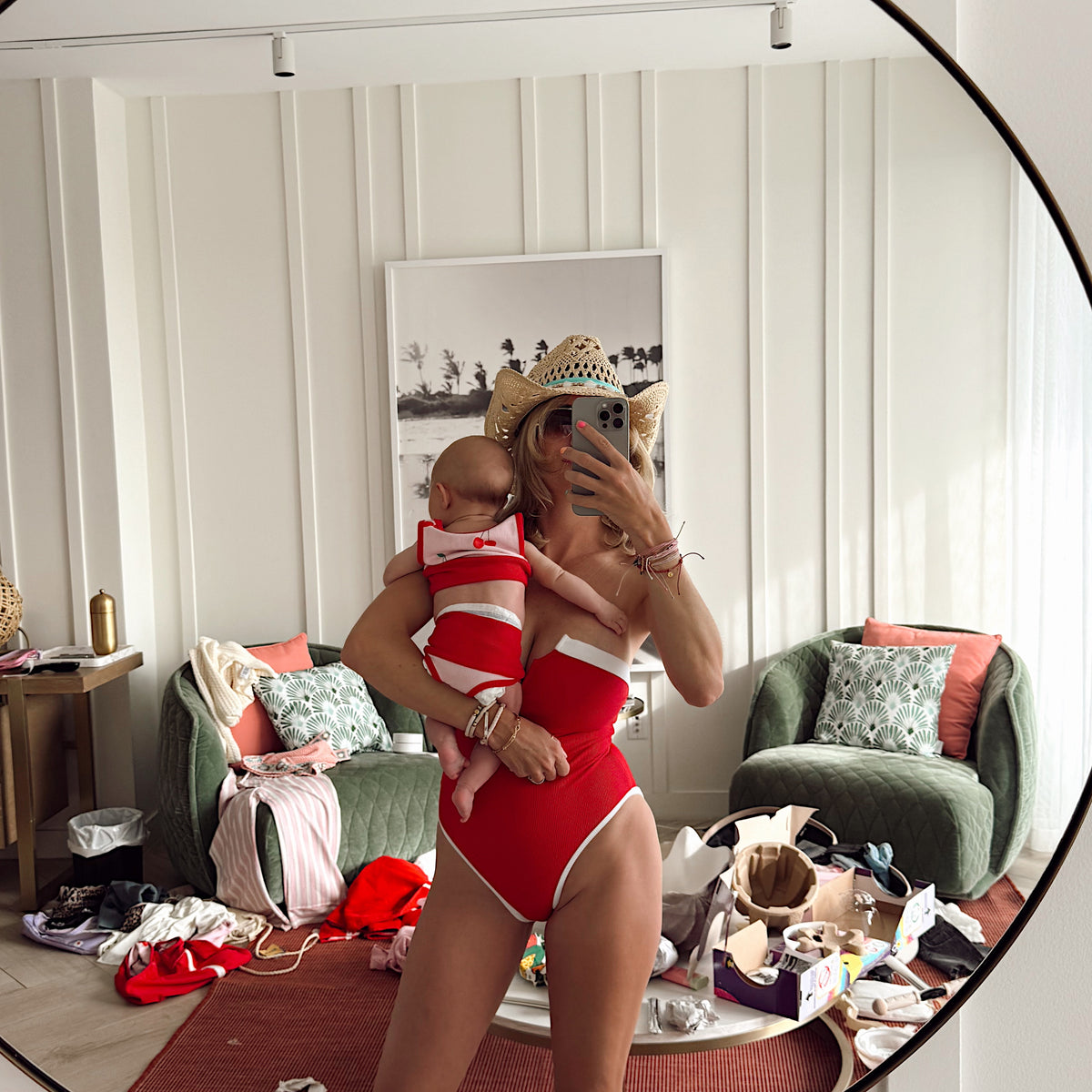 Baywatch One Piece - Red