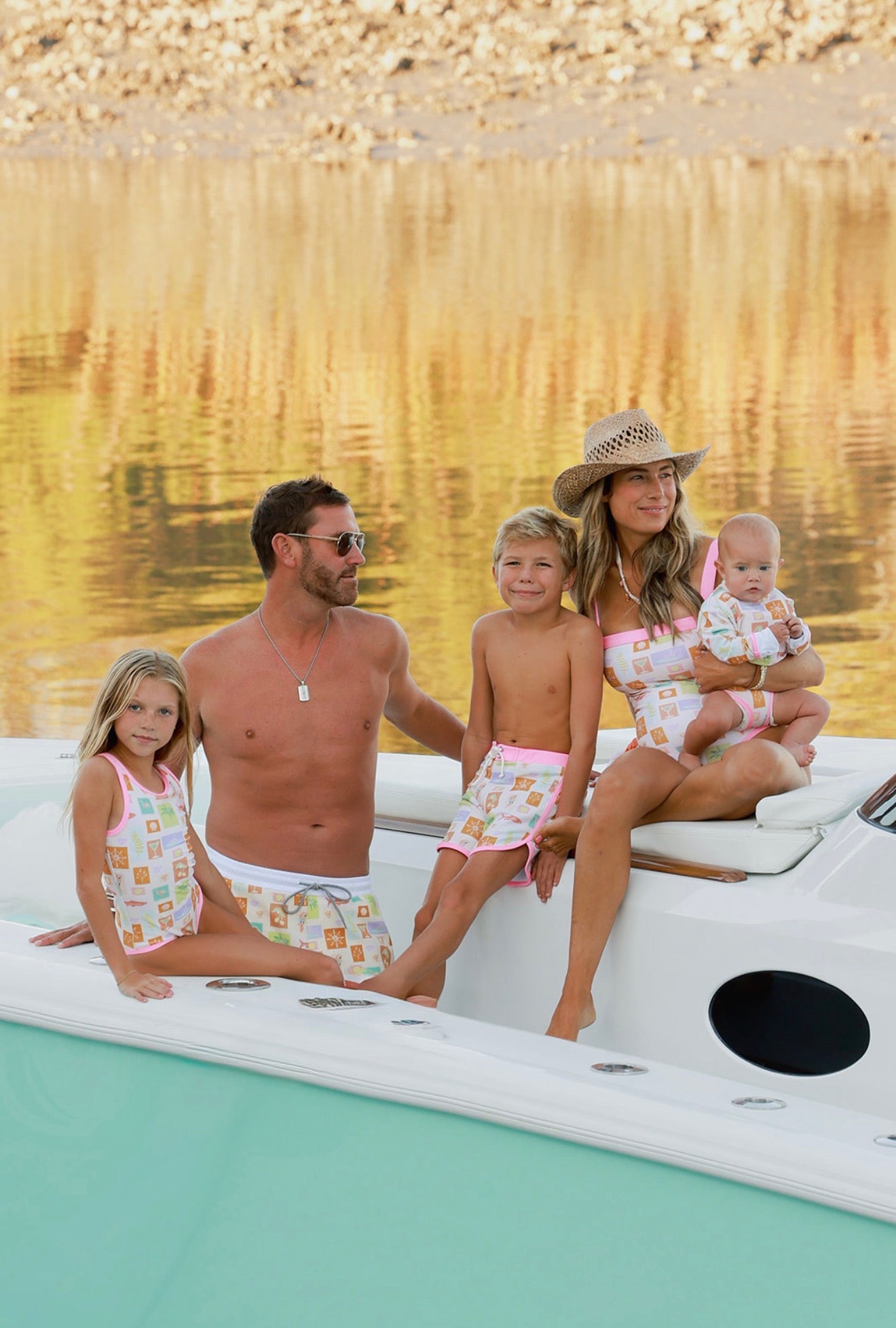 Lainsnow X The Last Mango: Mini Charleston One Piece- Postcards from Paradise