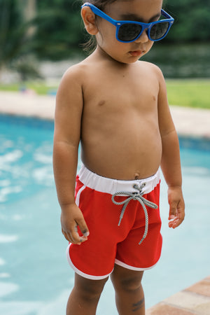 Mini Ro Trunks- Red