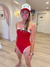 Baywatch One Piece - Red