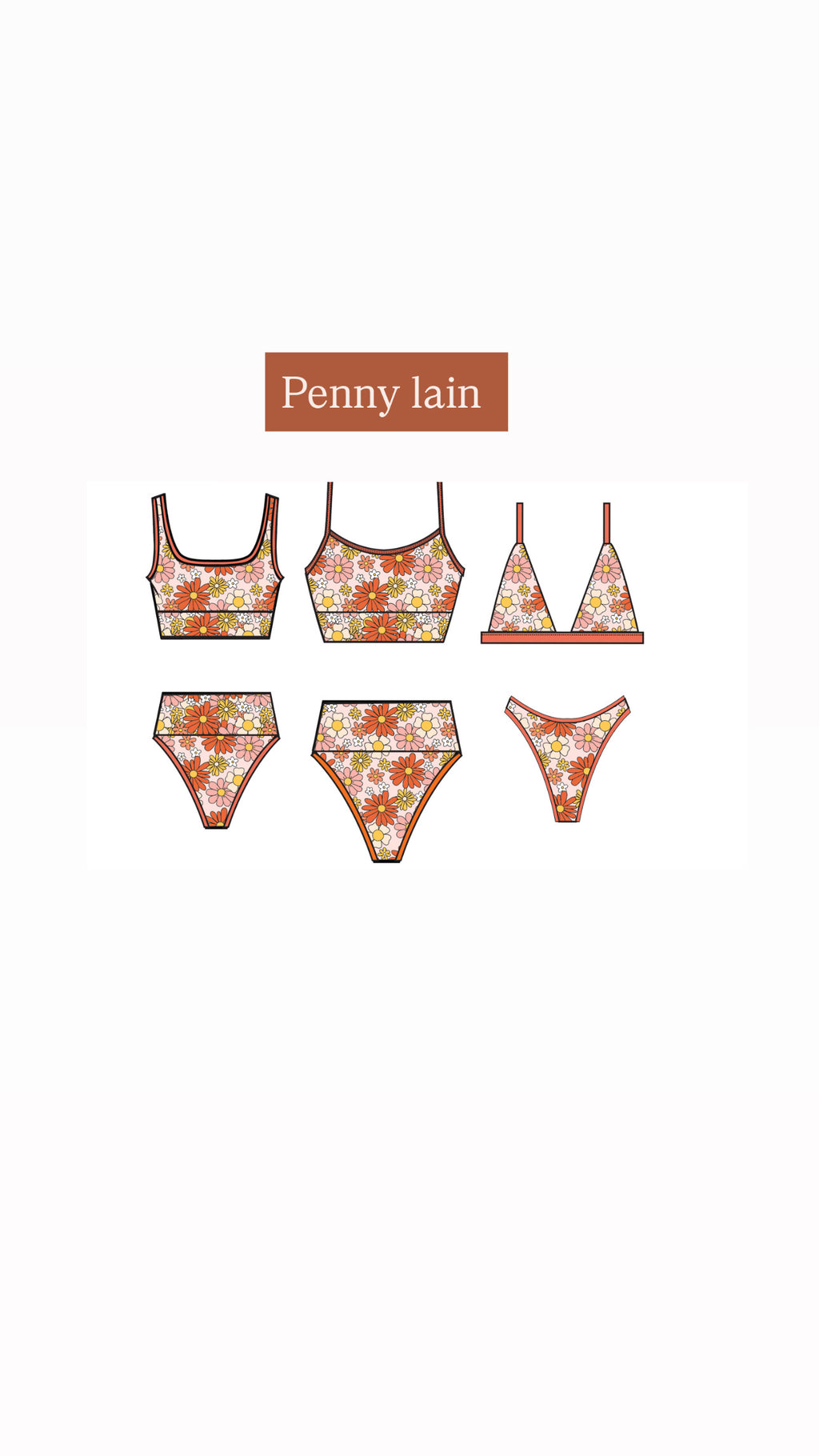 PREORDER- Bikini Top- Penny Lain