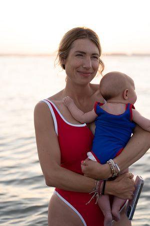 PREORDER: Ocean Isle One Piece- Red