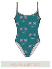 PREORDER: Lainsnow x Last Mango: Figure Eight One Piece - Permanent Vacation Teal