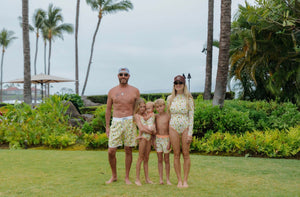 Lainsnow X The Last Mango- Men’s Sunset Beach Broadshorts- Tiki Bar