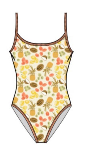 Lainsnow X The Last Mango - Figure Eight One Piece- Tiki Bar