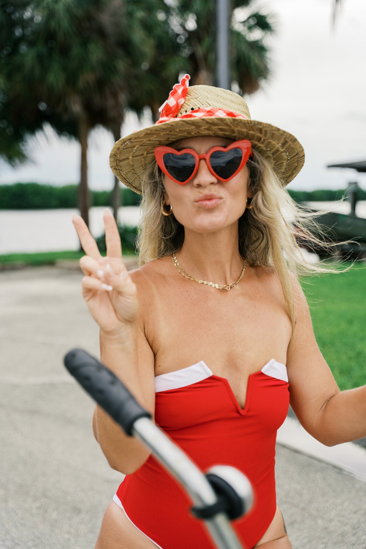 Baywatch One Piece - Red