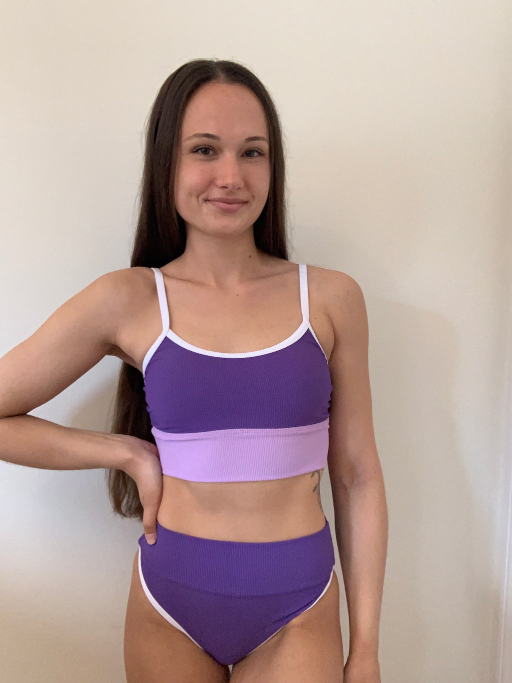 PREORDERS CLOSED- Seabrook Skinny Top- Purple Rain