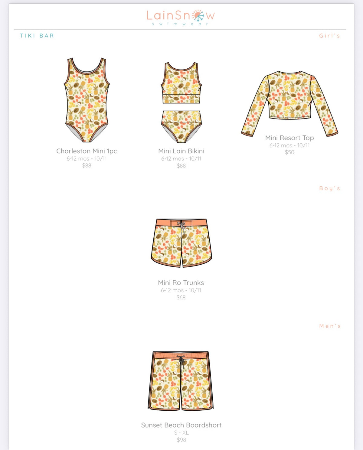 Last Mango Linesheet