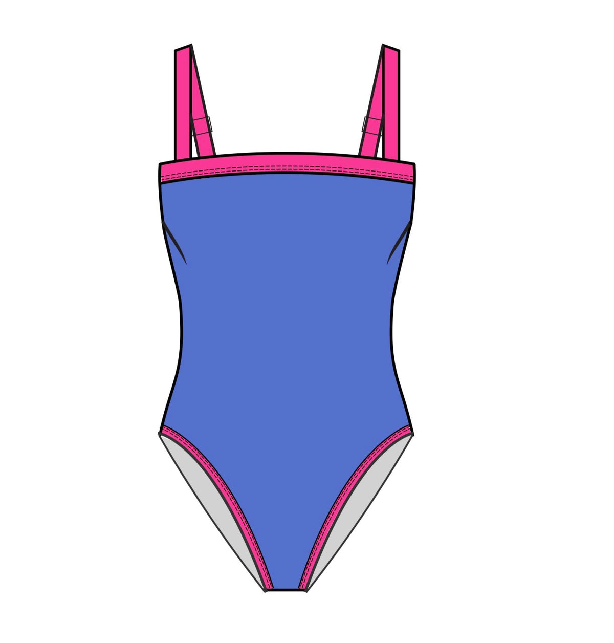 Baywatch One Piece - Bahama Berry
