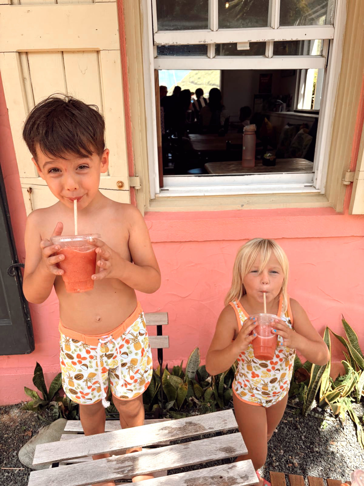 Lainsnow X The Last Mango: Mini Charleston One Piece- Tiki Bar