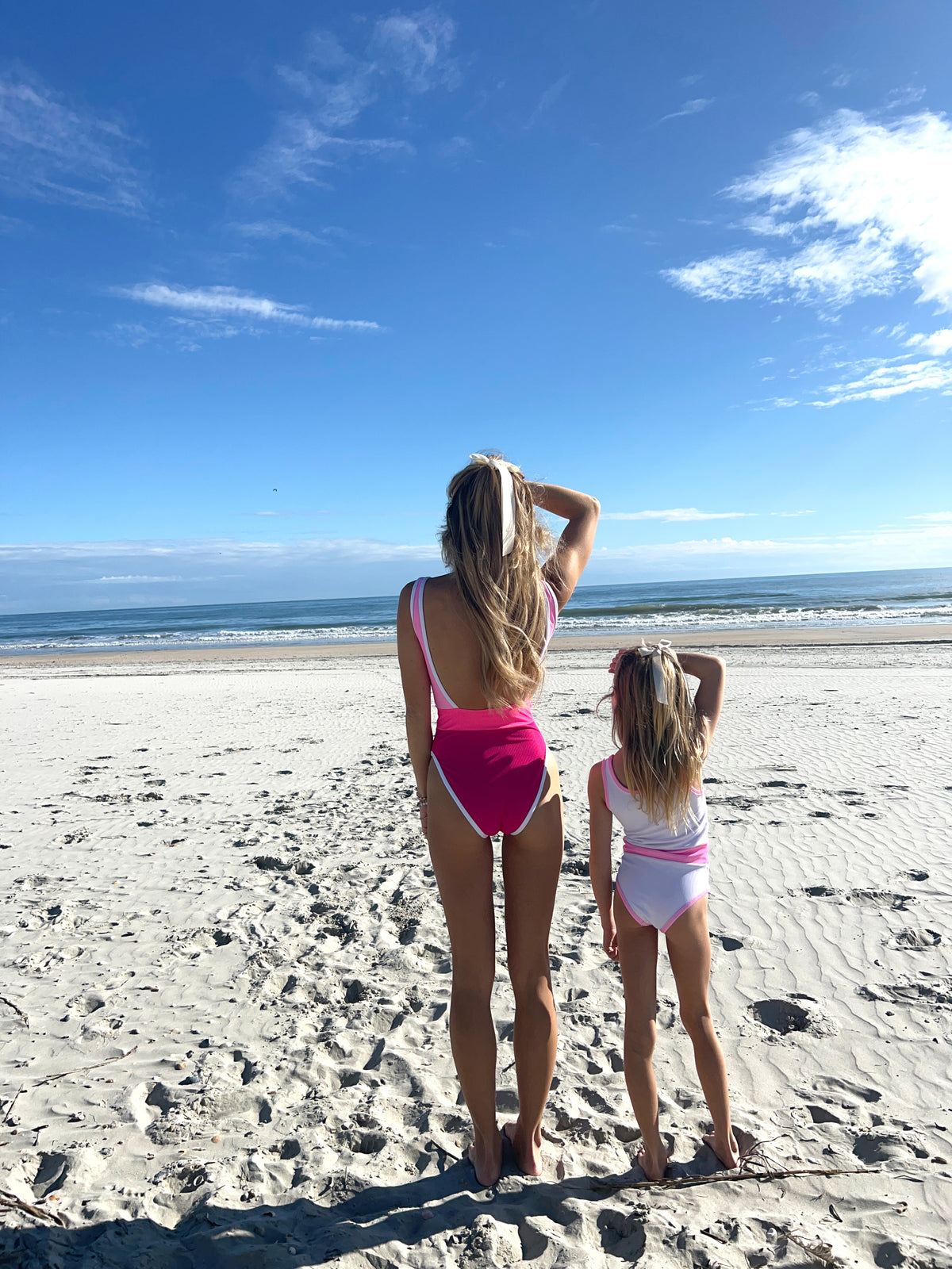 PREORDER- Ocean Isle one piece- Colorblock- Barbie
