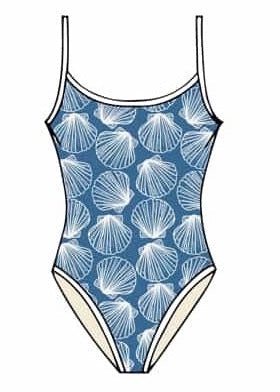 Figure Eight One Piece- Bombshell Navy