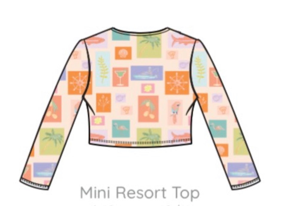 Lainsnow x The Last Mango - Mini Resort Top - Postcards from Paradis
