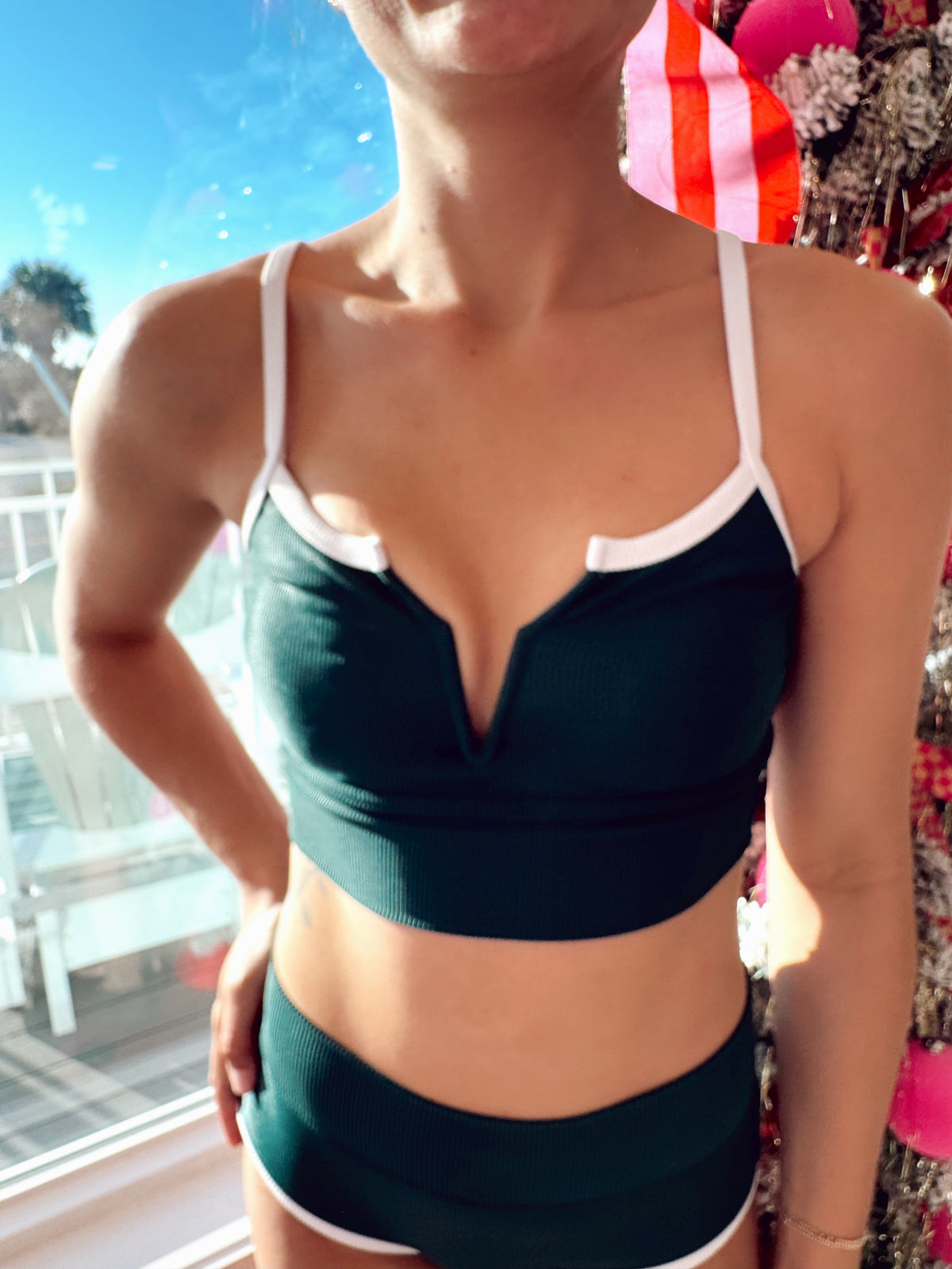 Seabrook Skinny Top- Beach Balsam