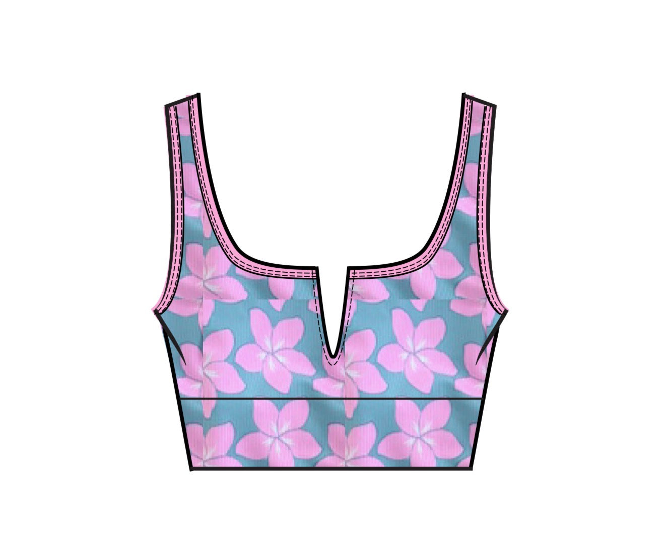 Kiawah V-CUT Top - Maui Wowie