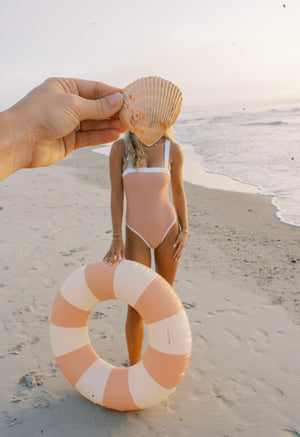 Baywatch One Piece- Blush