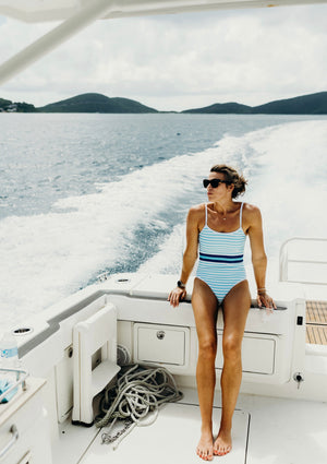 BEYC X LAINSNOW-Figure Eight One Piece- Yacht Club