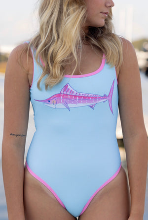 Ocean Isle One Piece - Darlin Marlin Sea