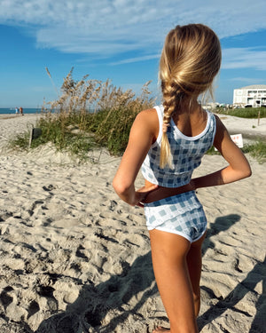 Mini Lain Bikini- Beach Picnic (denim)