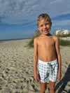 Mini Ro Trunks- Beach Picnic (denim)