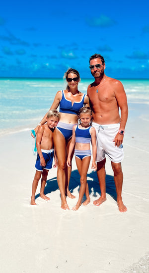 Mini Lain Bikini Set- Purple Rain