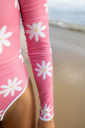 OBX Rashguard- Retro Daisy Print
