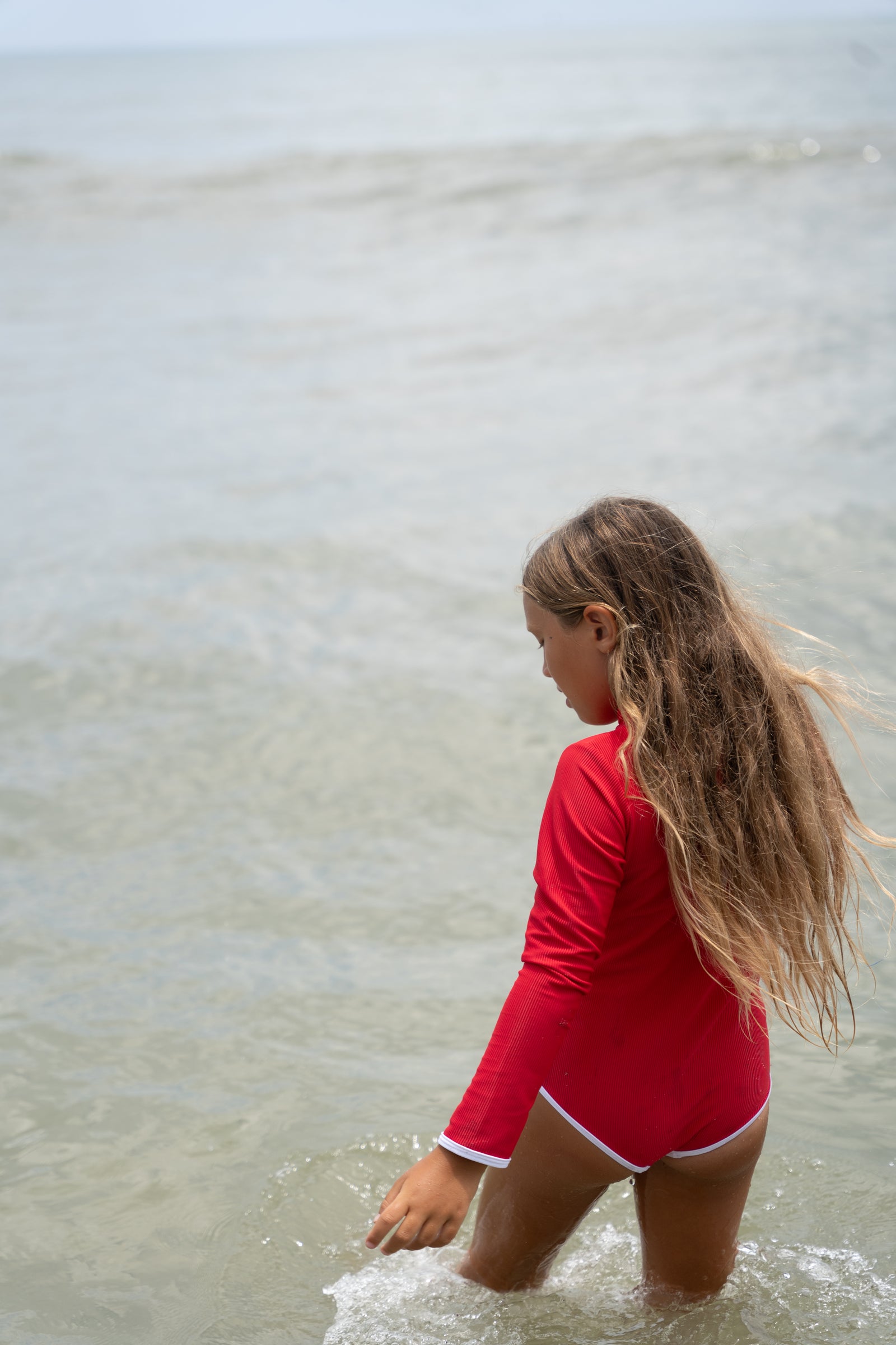 Lain Mini Rashguard- Red