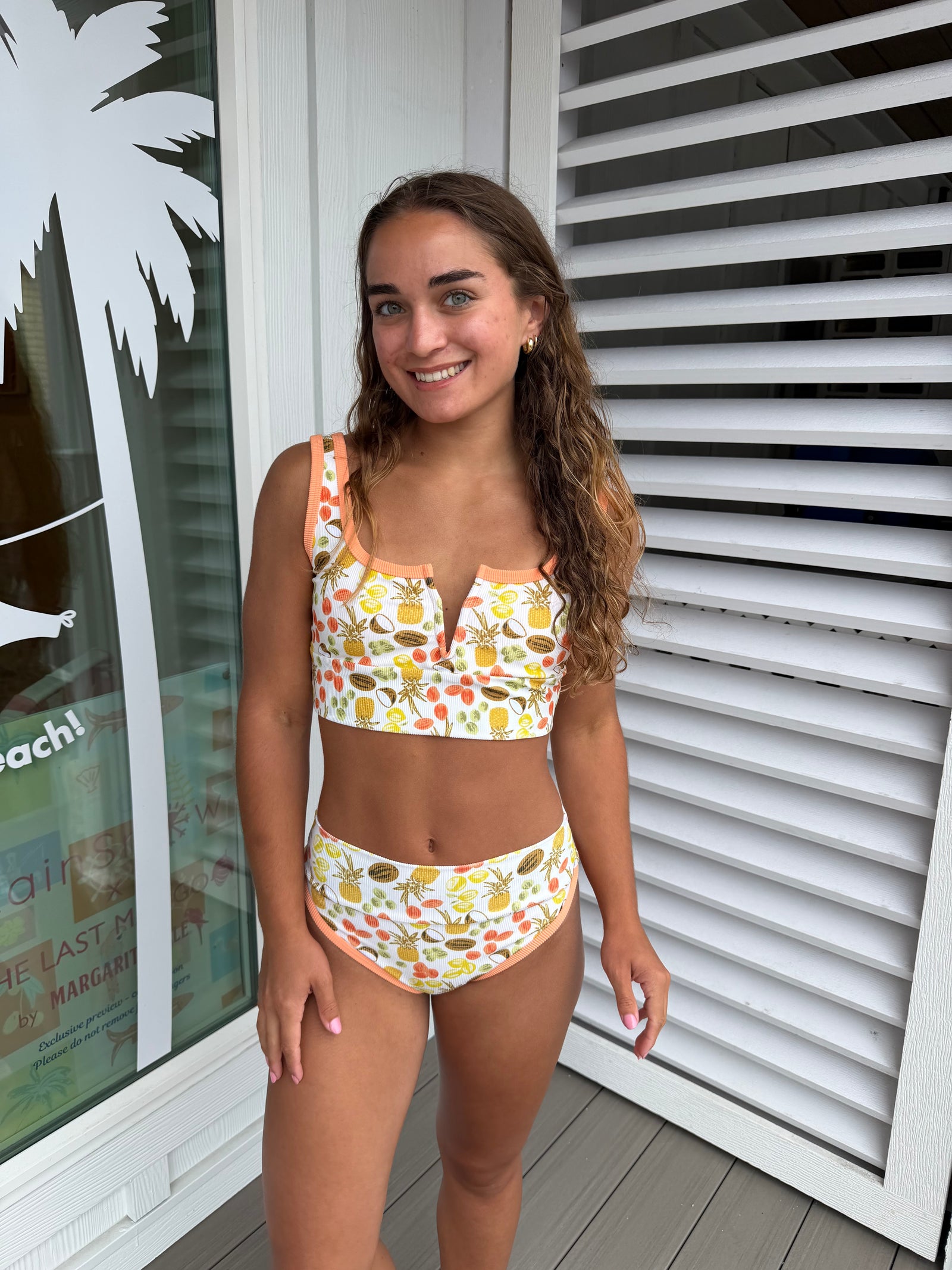 Lainsnow X The Last Mango - Kiawah Top- Tiki Bar