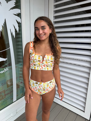 Lainsnow X The Last Mango - Kiawah Top- Tiki Bar