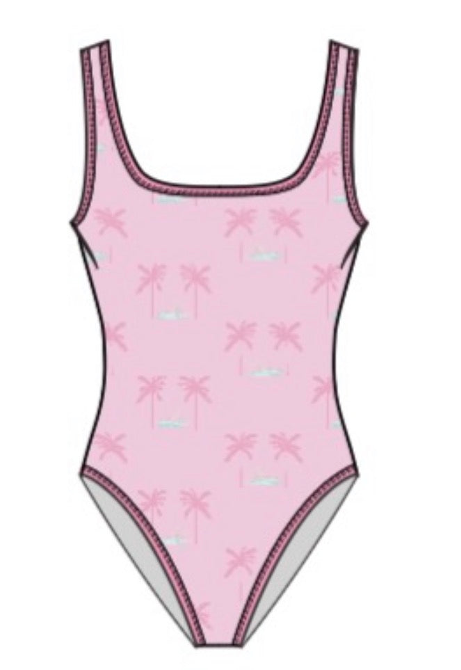 Lainsnow X The Last Mango - Ocean Isle One Piece- Permanent Vacation