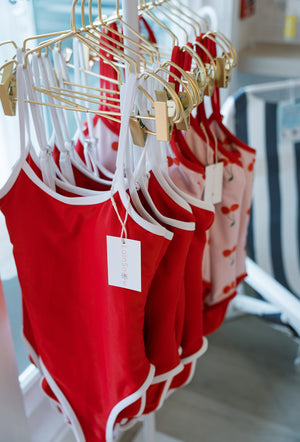 Figure Eight One Piece- Red