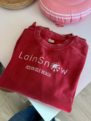 Flagship Sweatshirt- Ocean Isle-Red