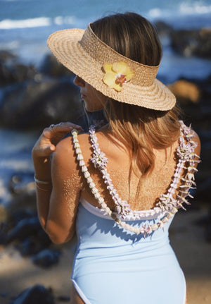 Baywatch One Piece- Carolina Blue