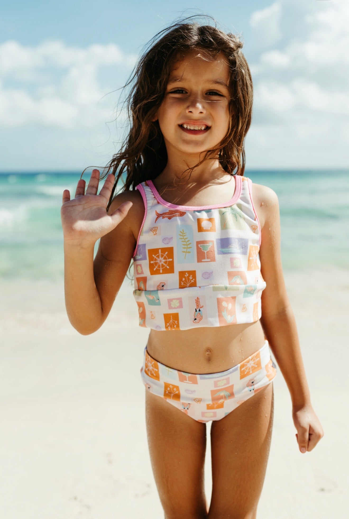 Lainsnow X The Last Mango: Mini Lain Bikini- Postcards From Paradise