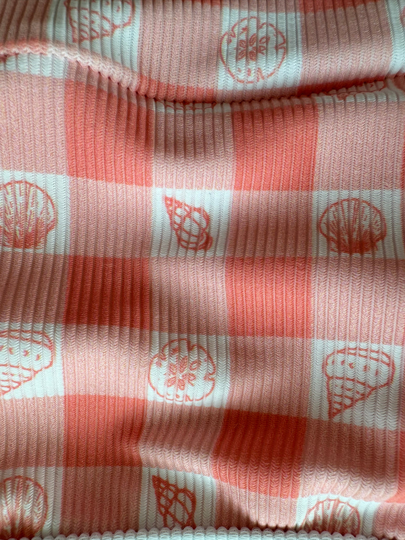 Kiawah Top- Beach Picnic (Coral)