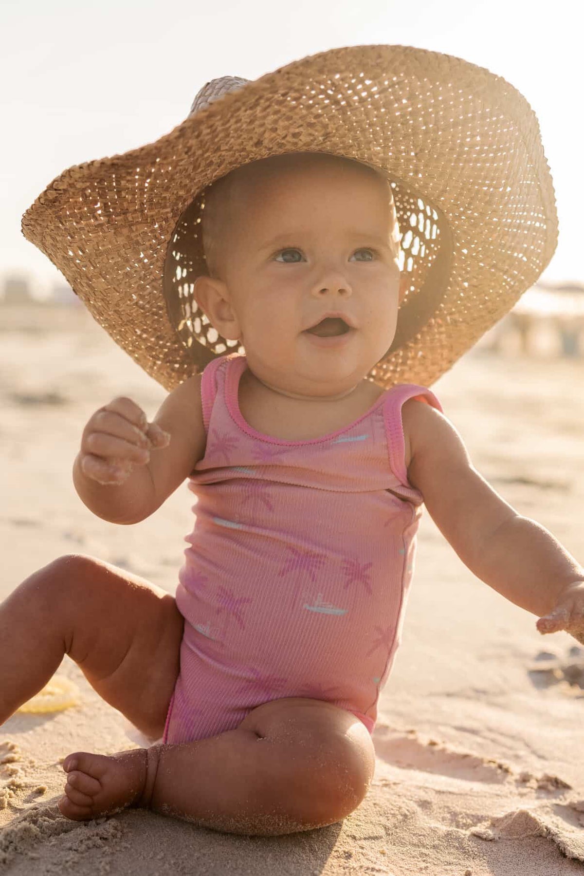 Lainsnow X The Last Mango: Mini Charleston One Piece- Permanent Vacation Pitaya