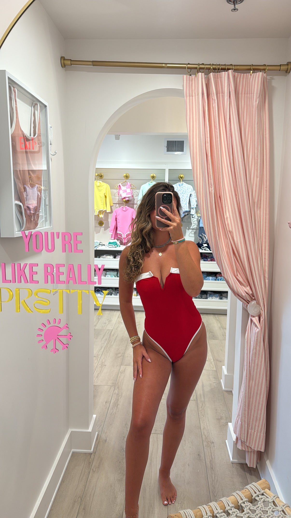 Baywatch One Piece- Red