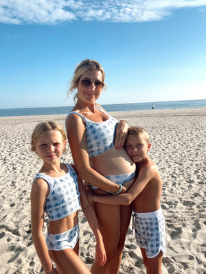 Kiawah Bottom- Beach Picnic (denim)