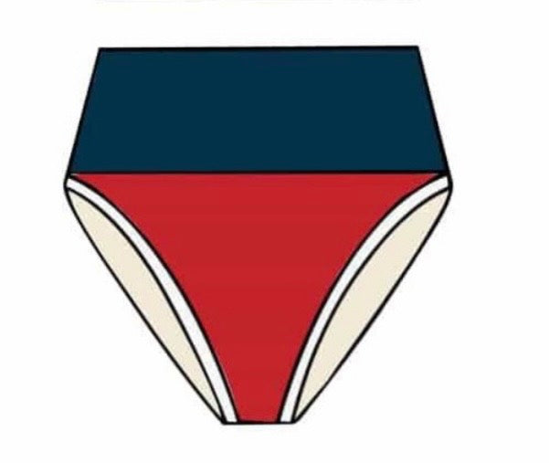 Bottom- Liberty Lain Red