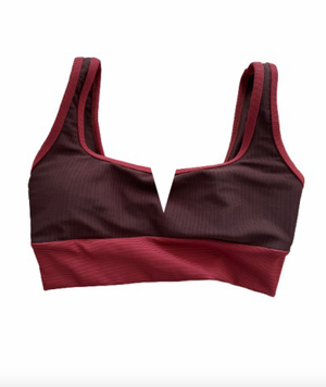 Kiawah Top- Chocolate Raspberry