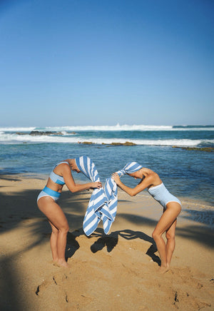 Baywatch One Piece- Carolina Blue