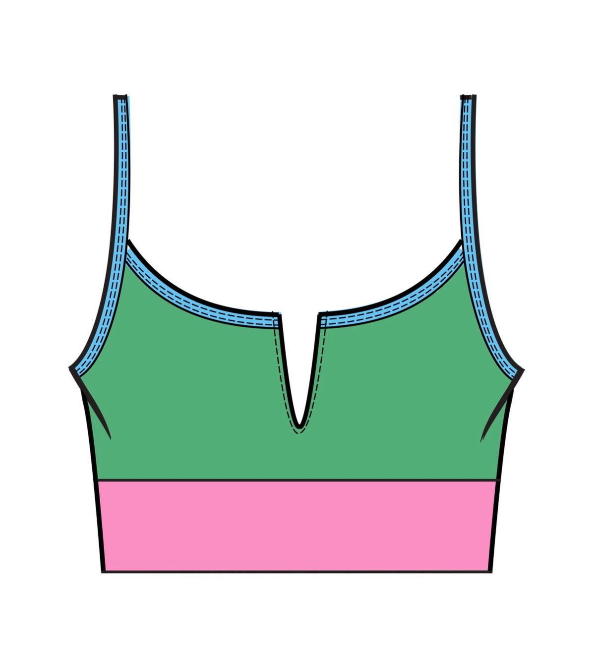 Seabrook Skinny Top - Watermelon Sugar