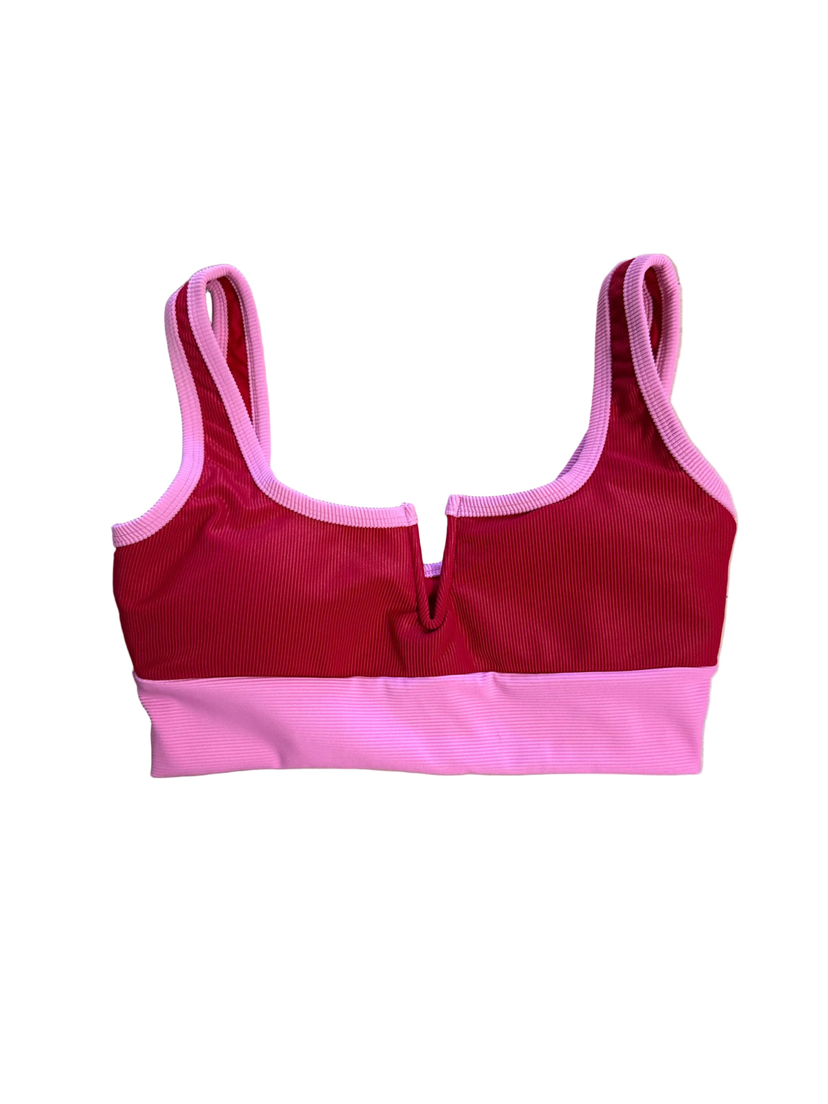 Kiawah V-CUT Top- Merry Berry
