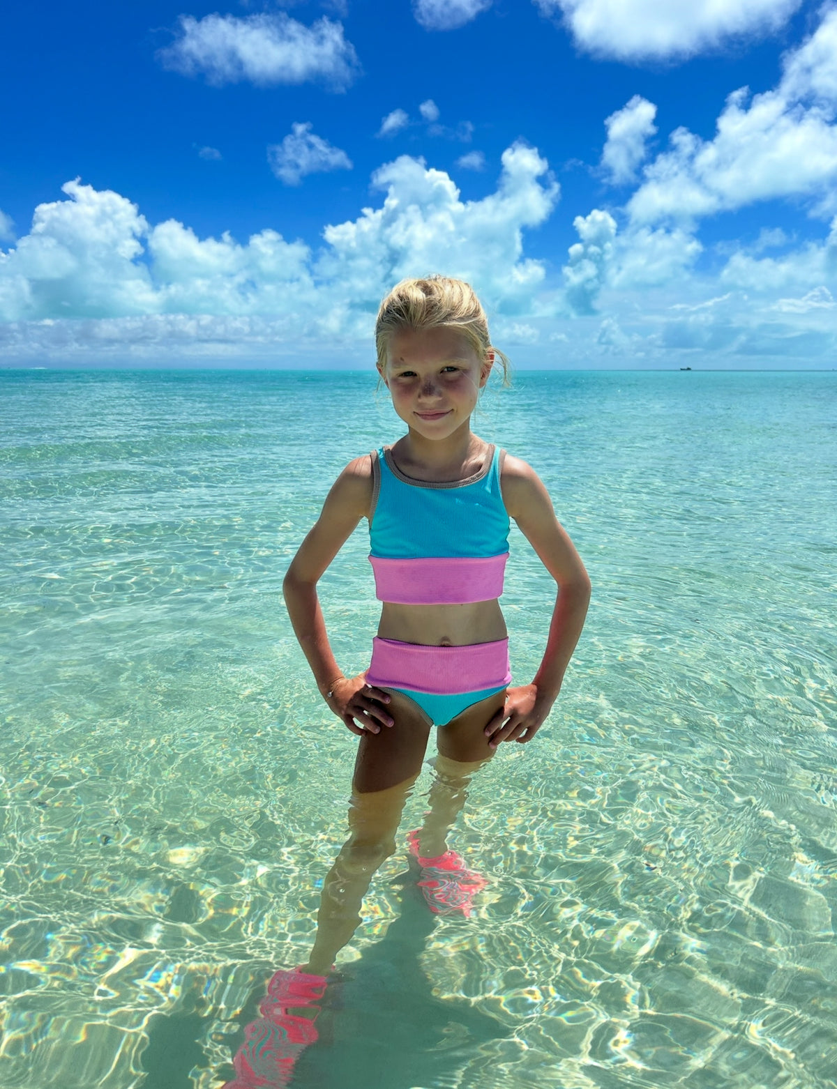 Mini Lain Bikini Set- Cotton Candy 2.0