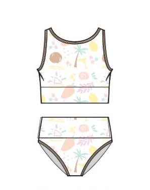 Lainsnow X The Last Mango: Mini Lain Bikini- Coconut Cove