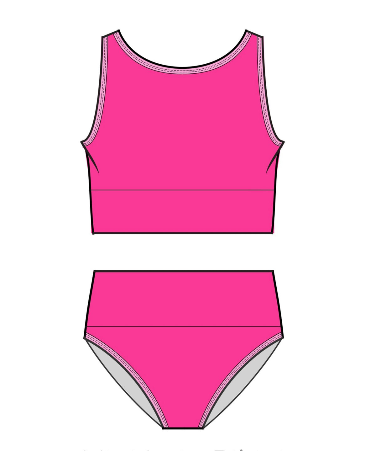 Mini Lain Bikini - Pink Sands