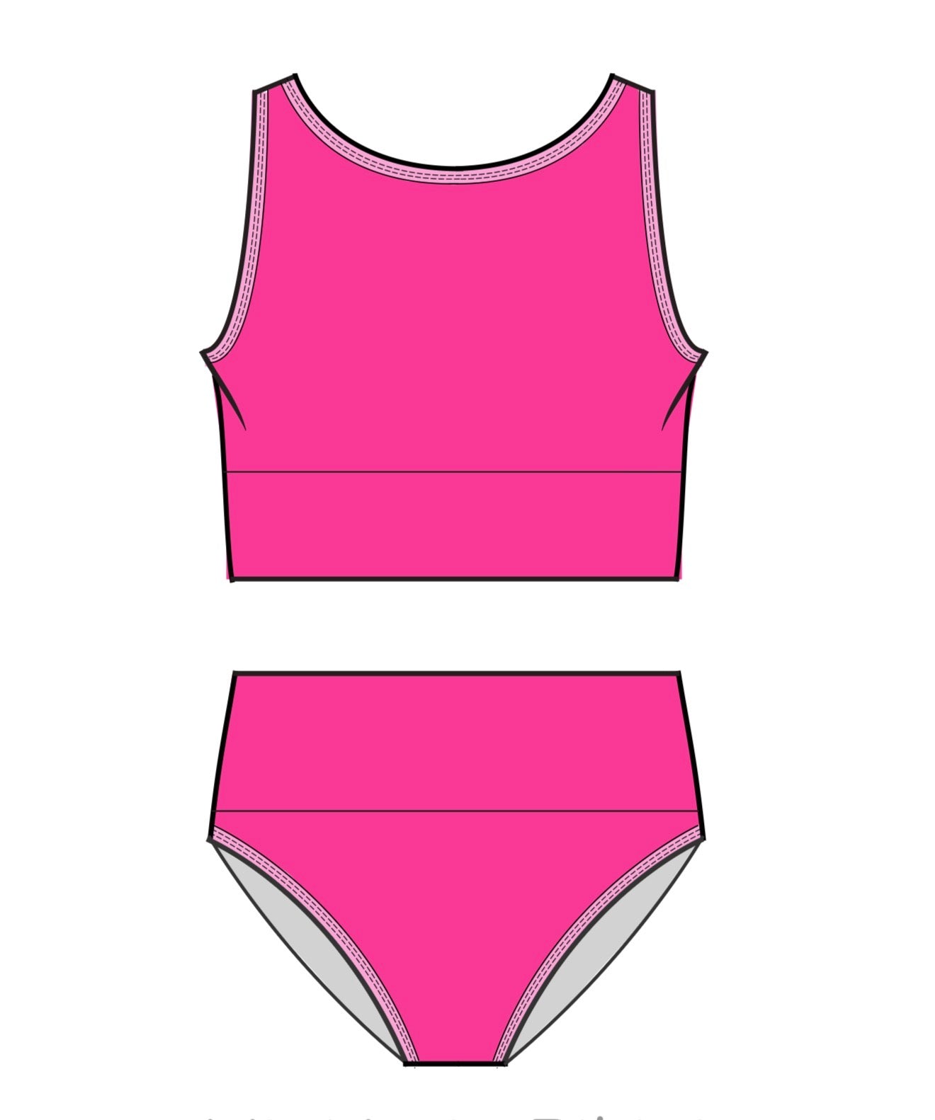 Mini Lain Bikini - Pink Sands