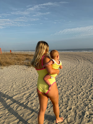 Figure Eight One Piece- Strawberry Lemonade